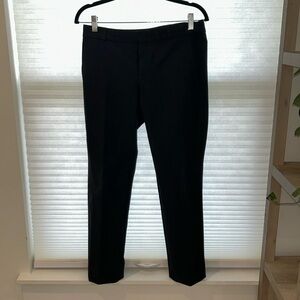 Black, low rise, banana republic work pants